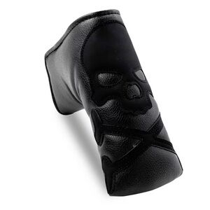 Black Skull and Bones Golf Blade Putter Headcover Scottie Cameron Ping Titleist